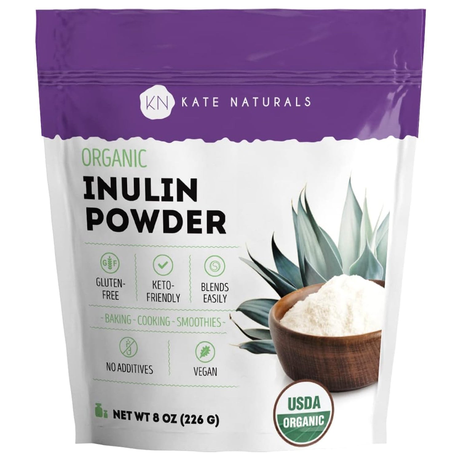 Organic Inulin Powder (Blue Agave) – Kate Naturals