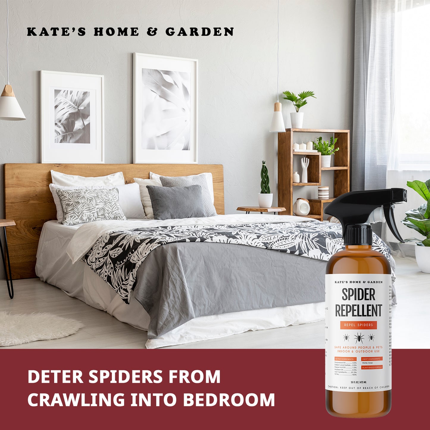 Spider Repellent with Peppermint Oil - 16oz