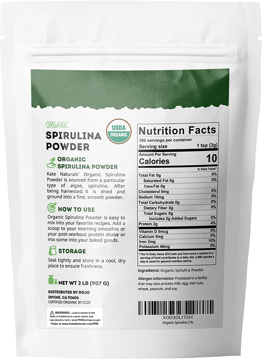 Organic Spirulina Powder