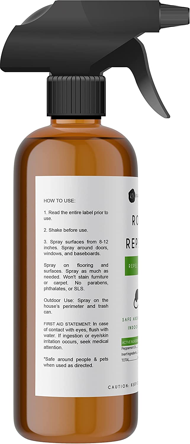 Rodent Repellent Spray with Peppermint Oil