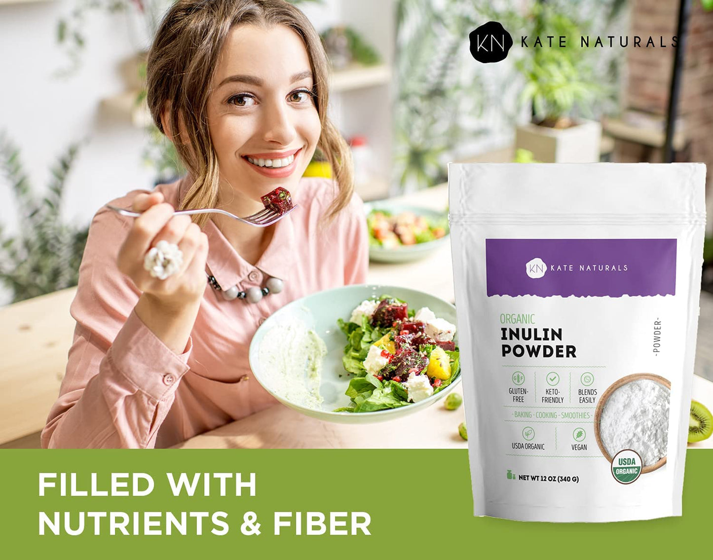 Organic Inulin Powder (Blue Agave)