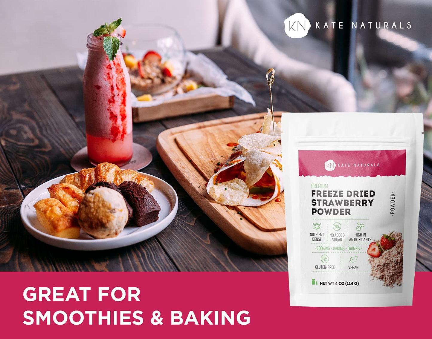 Freeze Dried Strawberry - 4 oz