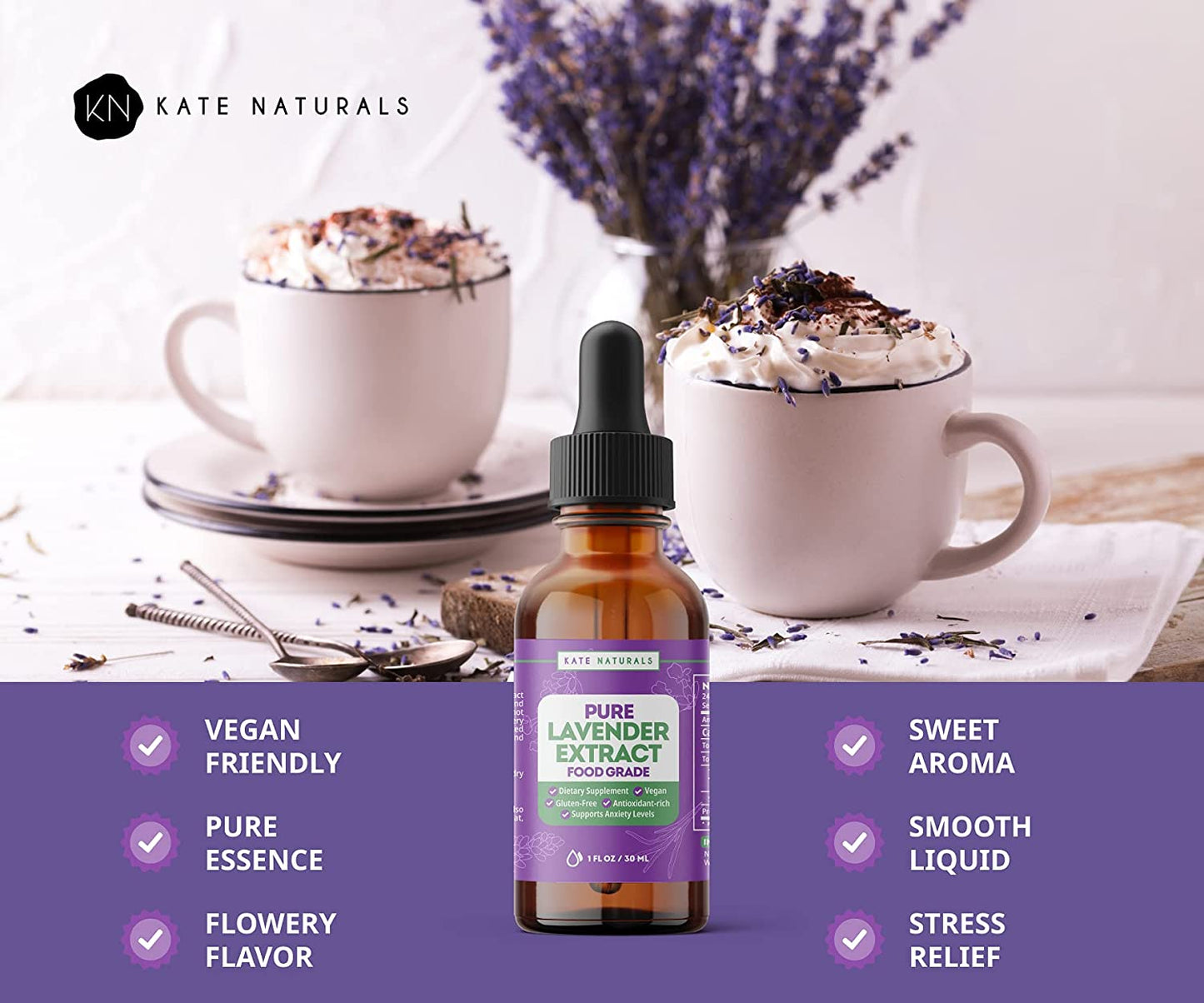 Premium Pure Lavender Extract - 1 oz