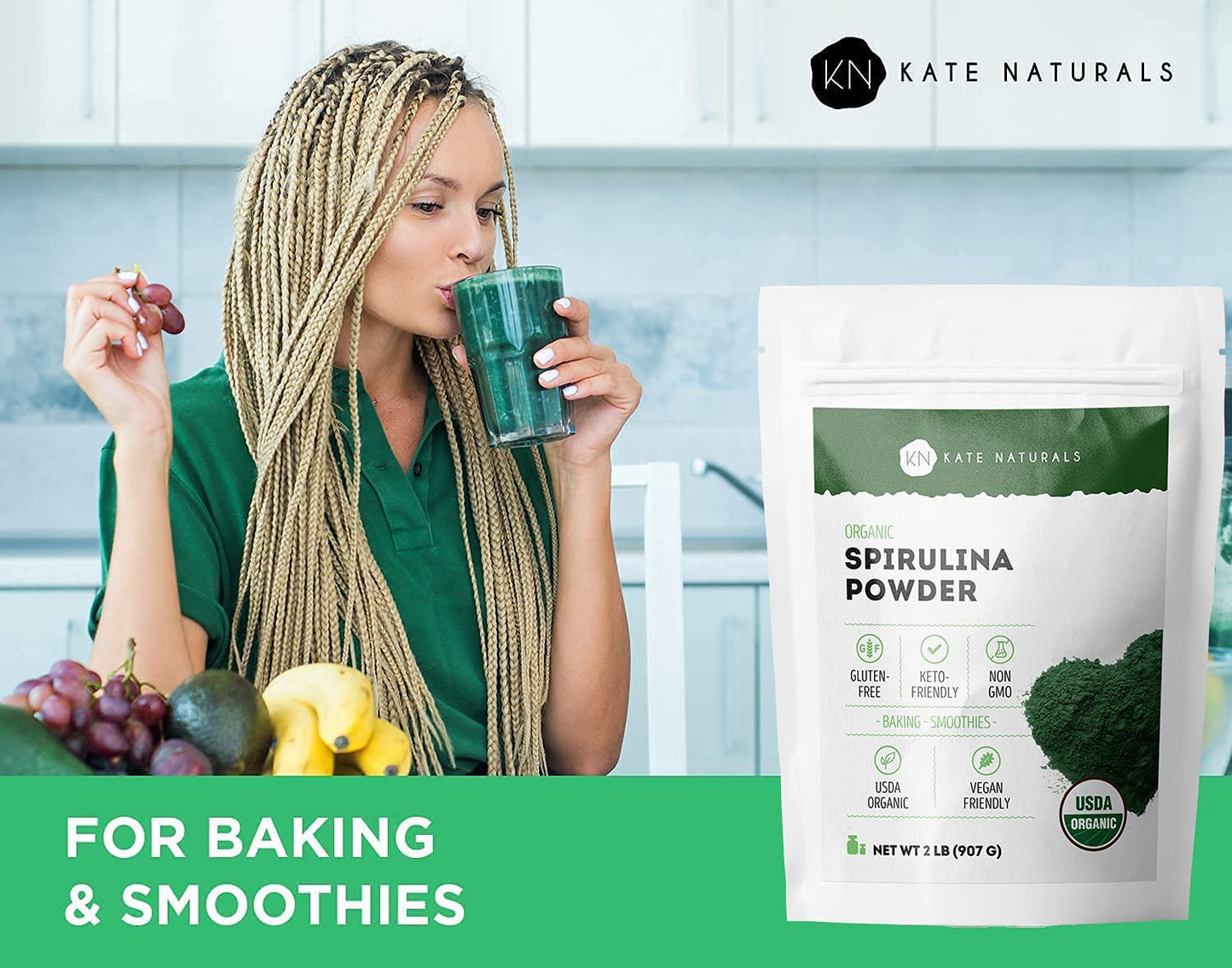 Organic Spirulina Powder