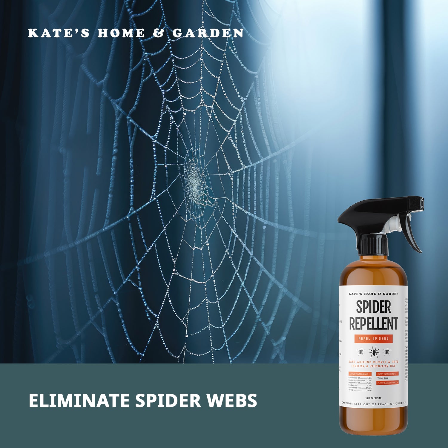 spider killer spray for plants Spider Repellent with Peppermint Oil