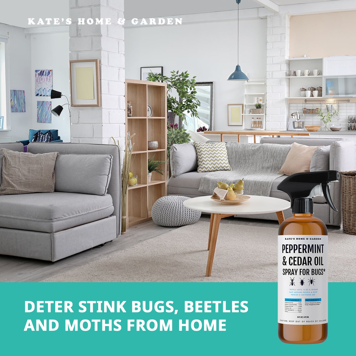 Insect & Pest Control Spray 16oz by Kate's Garden