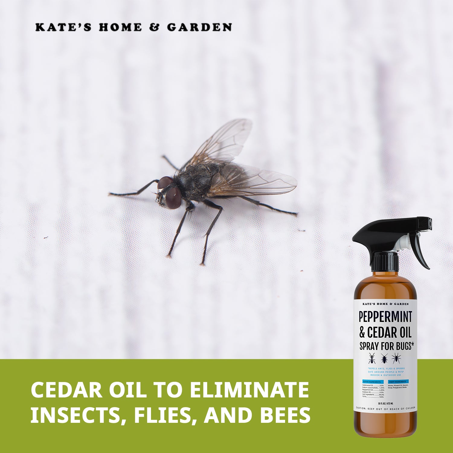 natural spray for garden insects Insect & Pest Control Spray 16oz by Kate's Garden