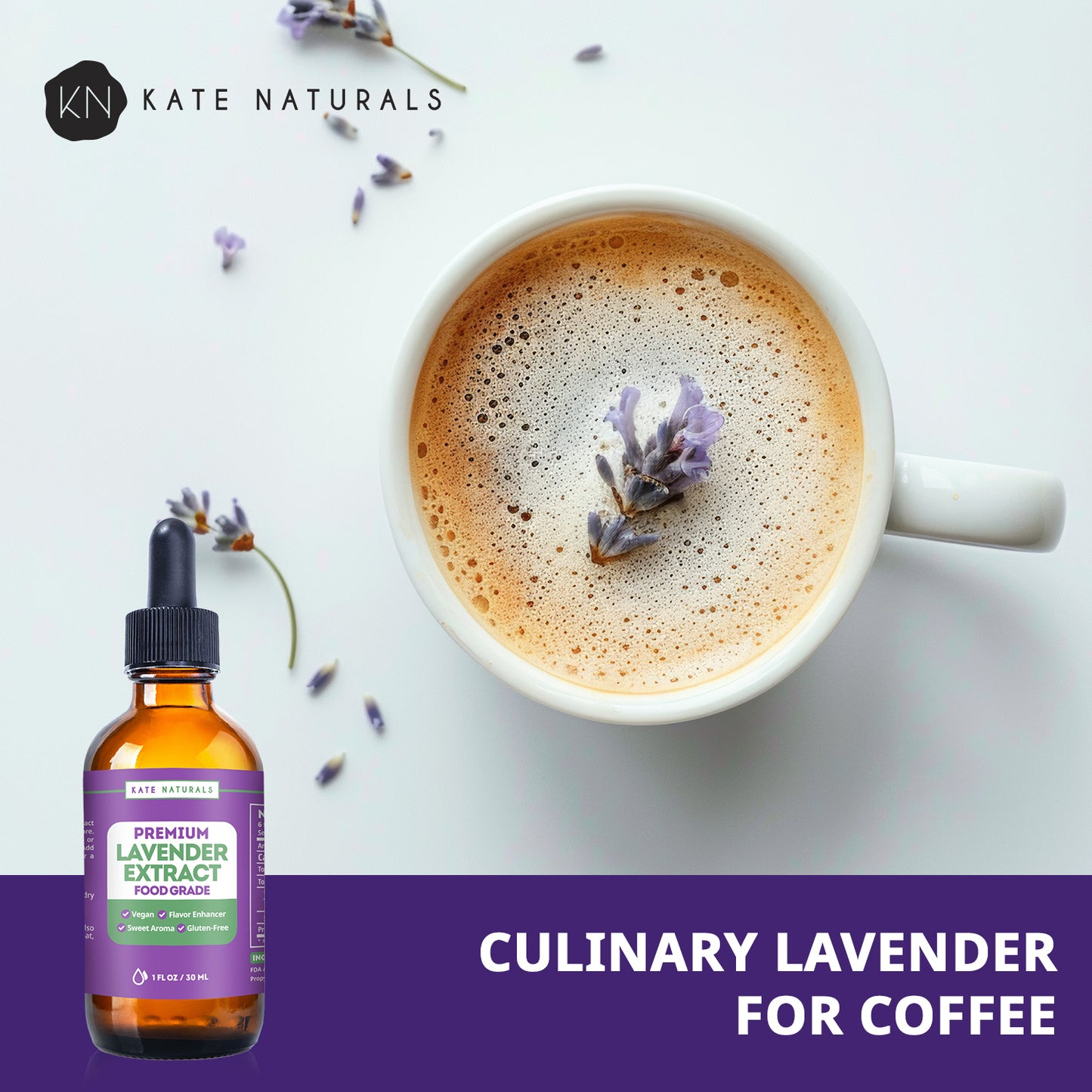 Premium Pure Lavender Extract - 1 oz