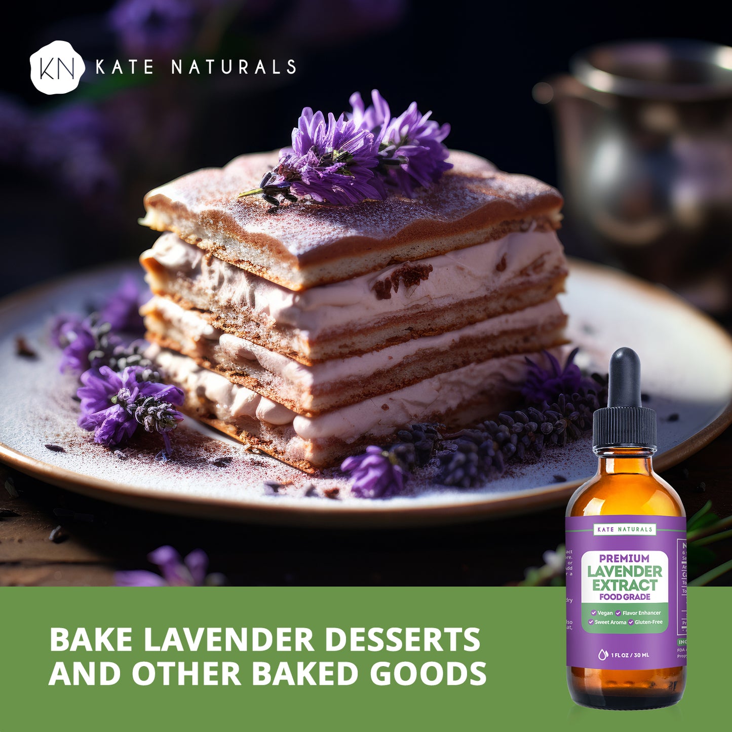 Premium Pure Lavender Extract - 1 oz
