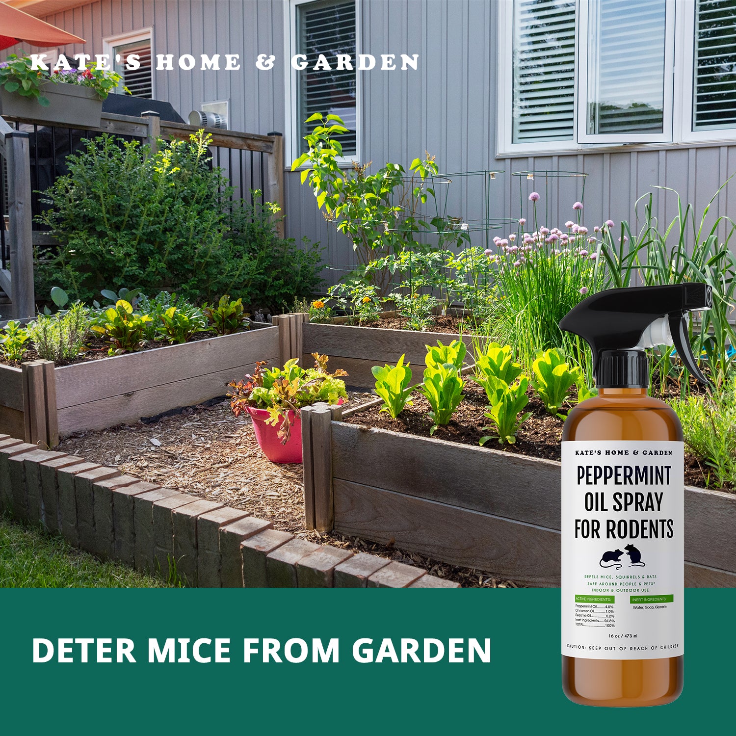 peppermint oil spray for garden Rodent Repellent Spray with Peppermint Oil
