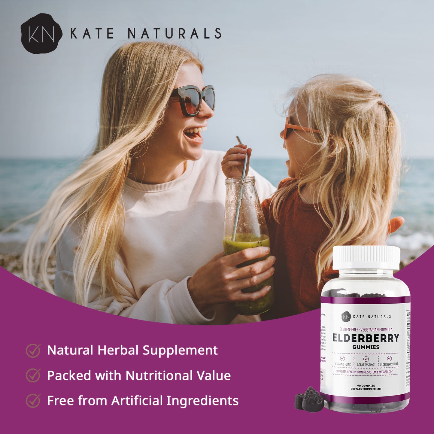 Elderberry Gummies for Adults & Kids