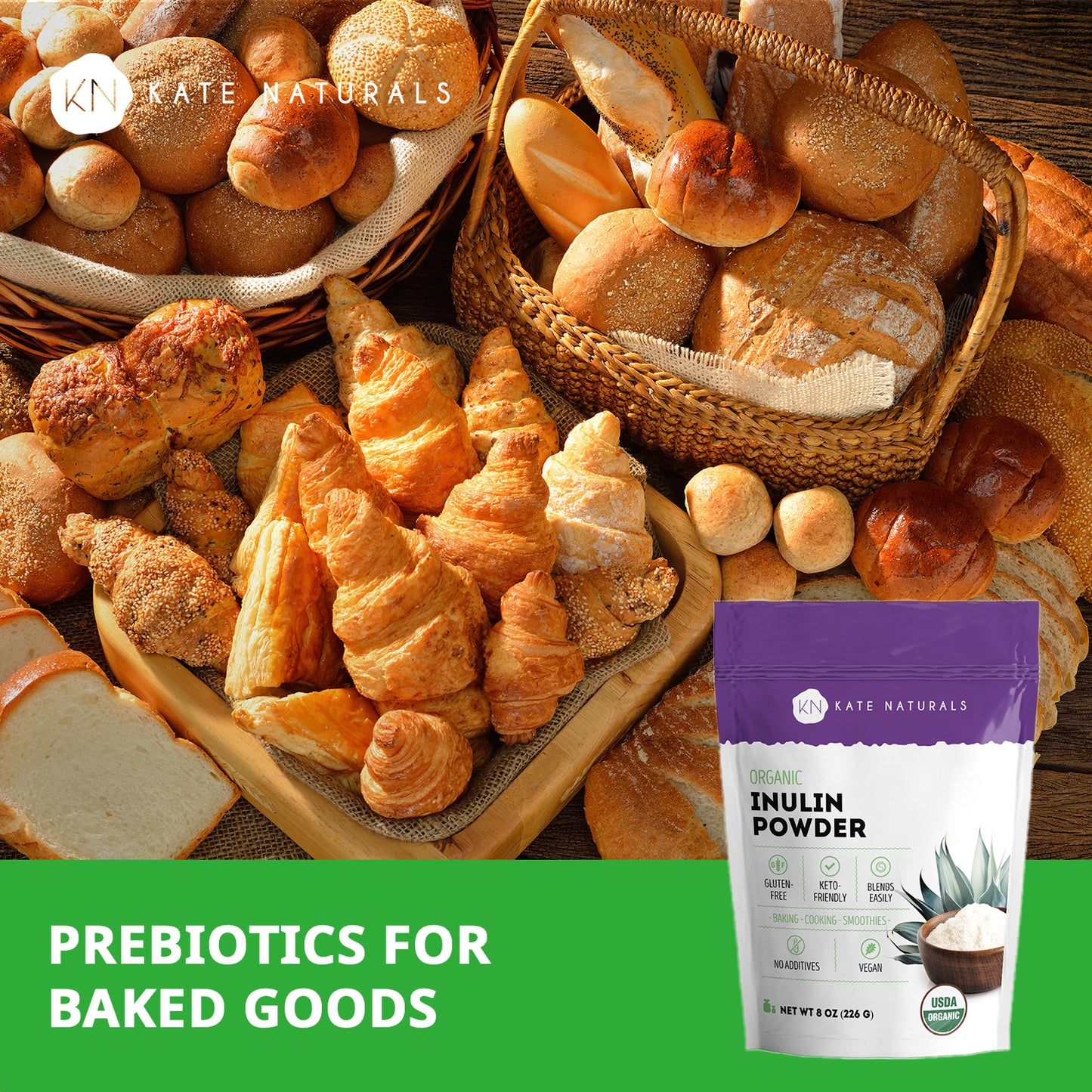 Organic Inulin Powder (Blue Agave)