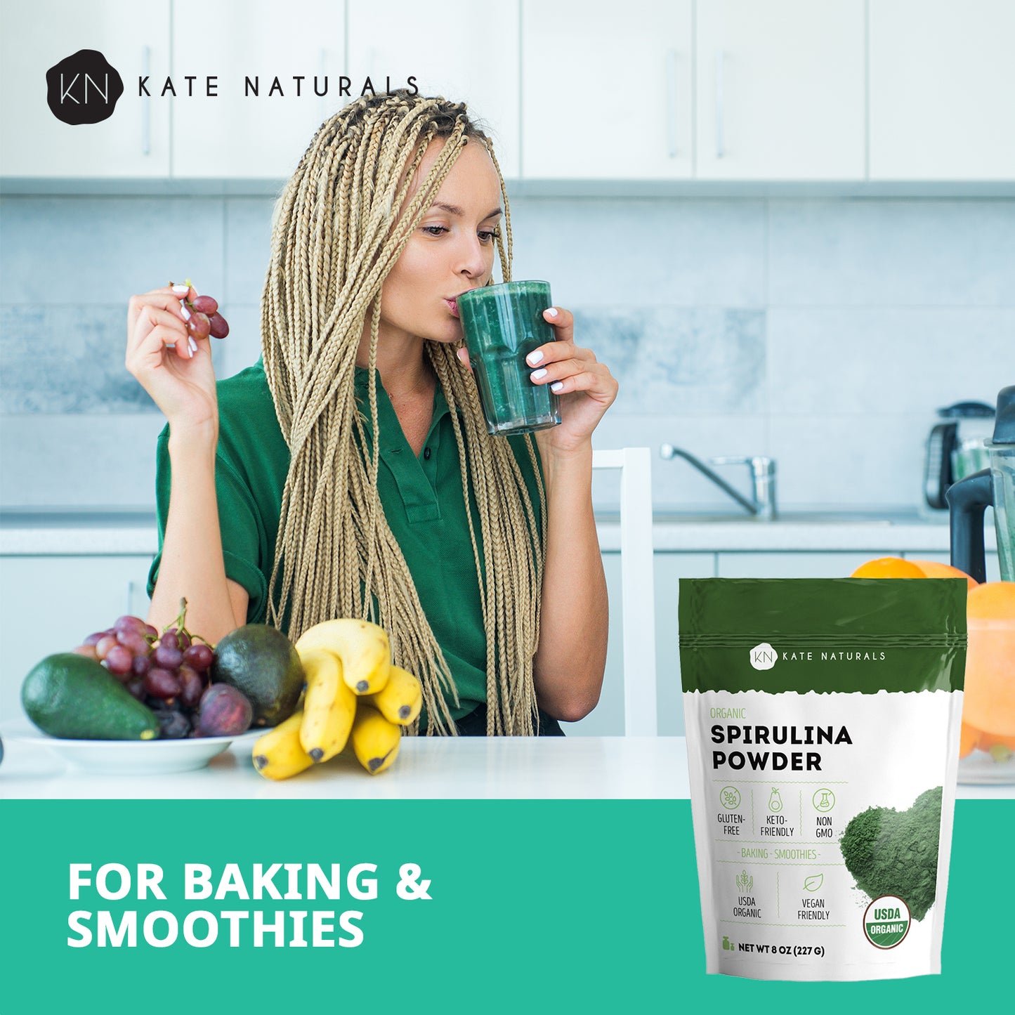 Organic Spirulina Powder