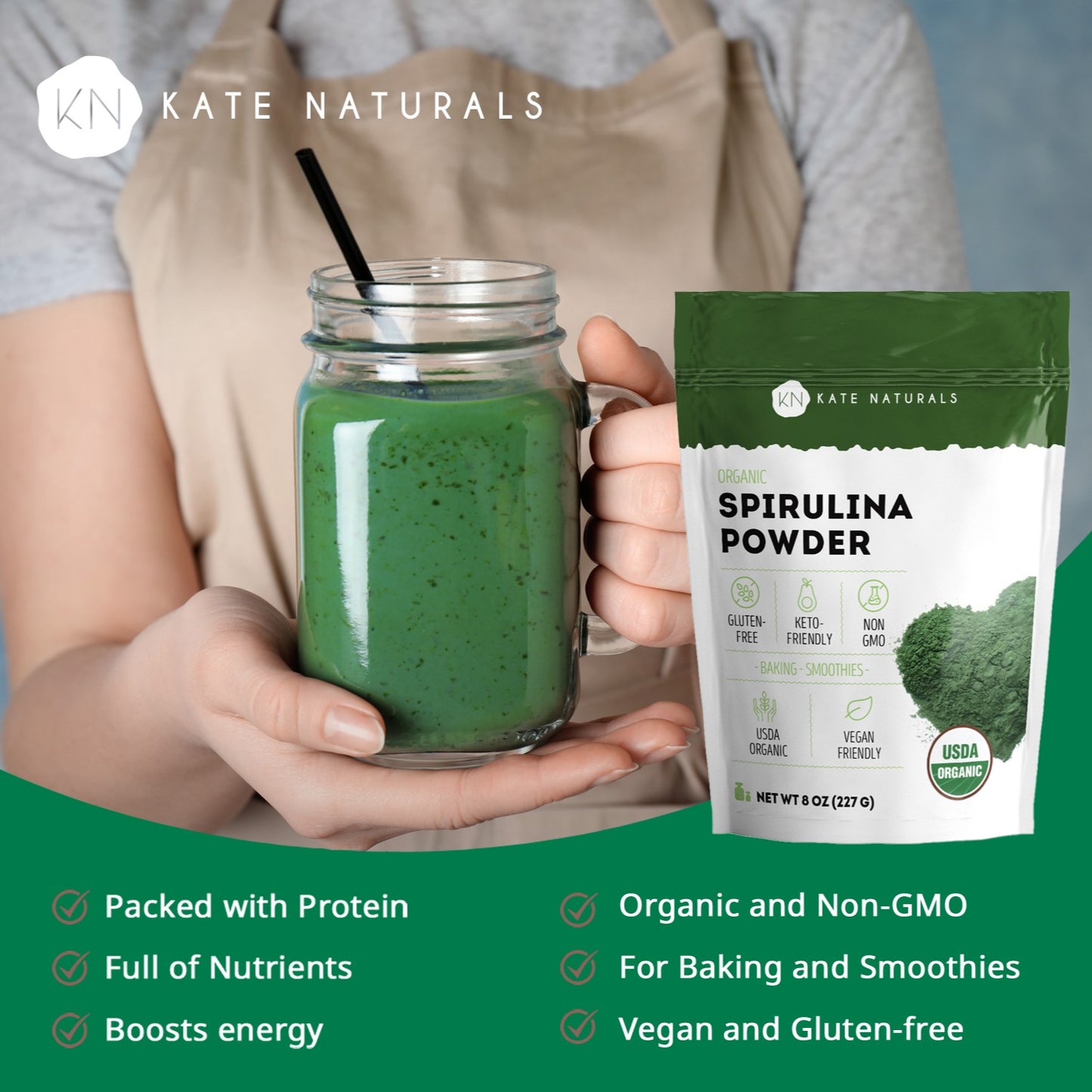 Organic Spirulina Powder