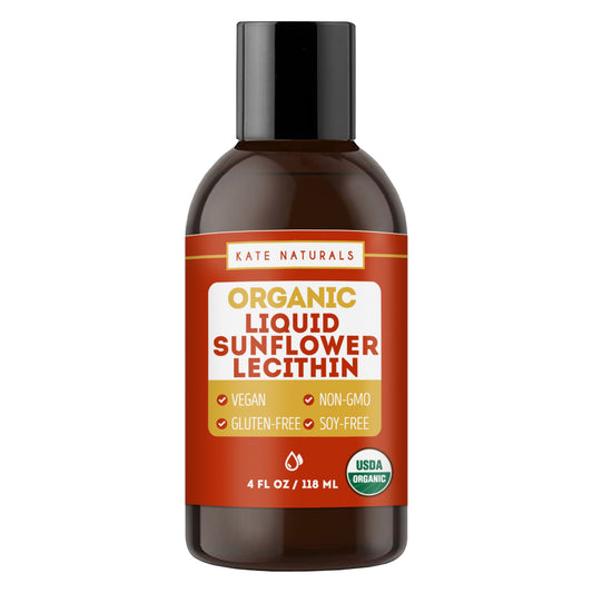 Kate Naturals Organic Sunflower Lecithin Liquid