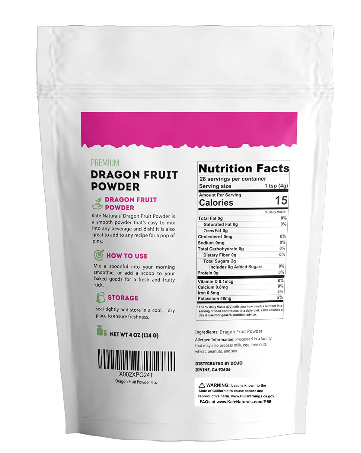 Dragon Fruit Powder - 4 oz