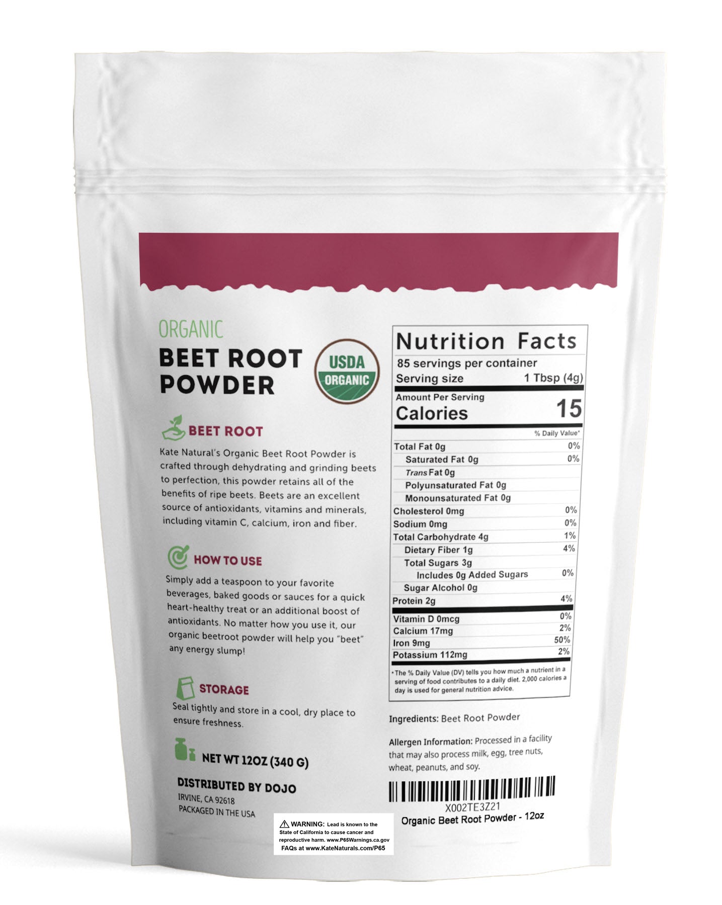 Organic Beet Root Powder