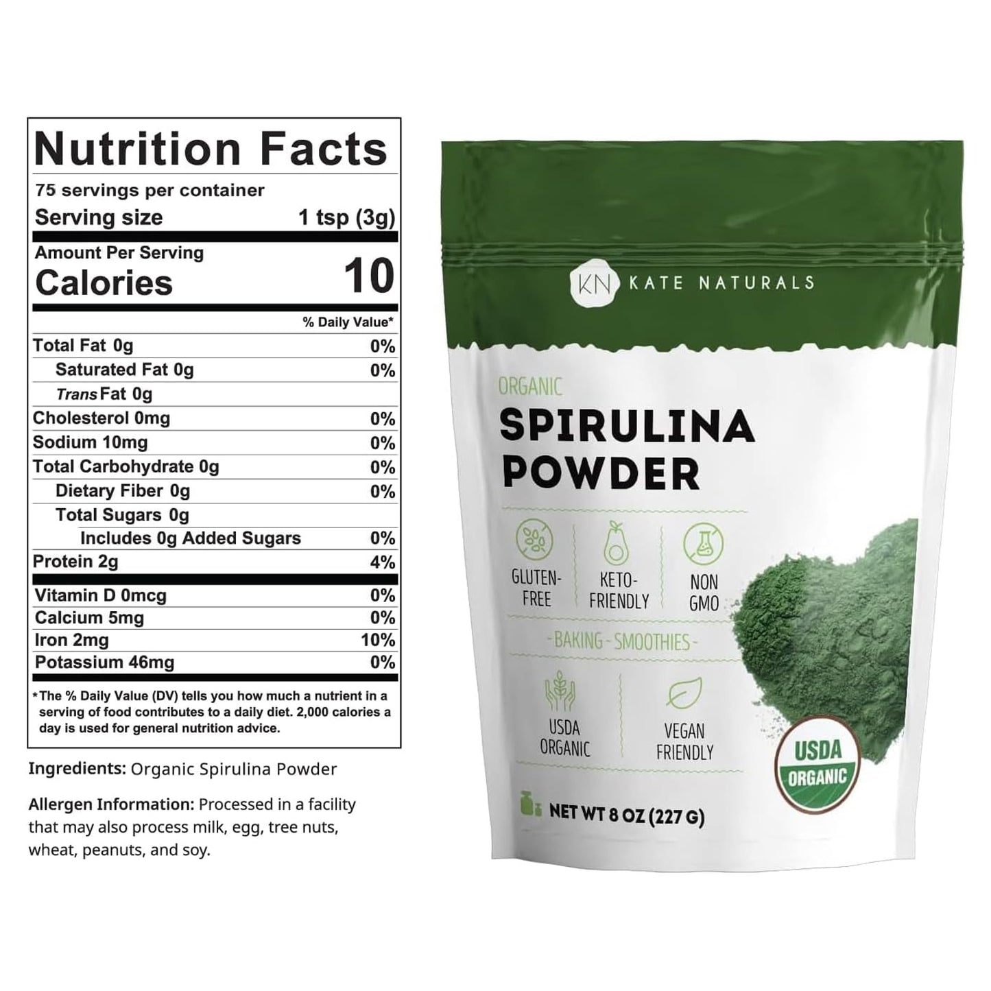 Organic Spirulina Powder