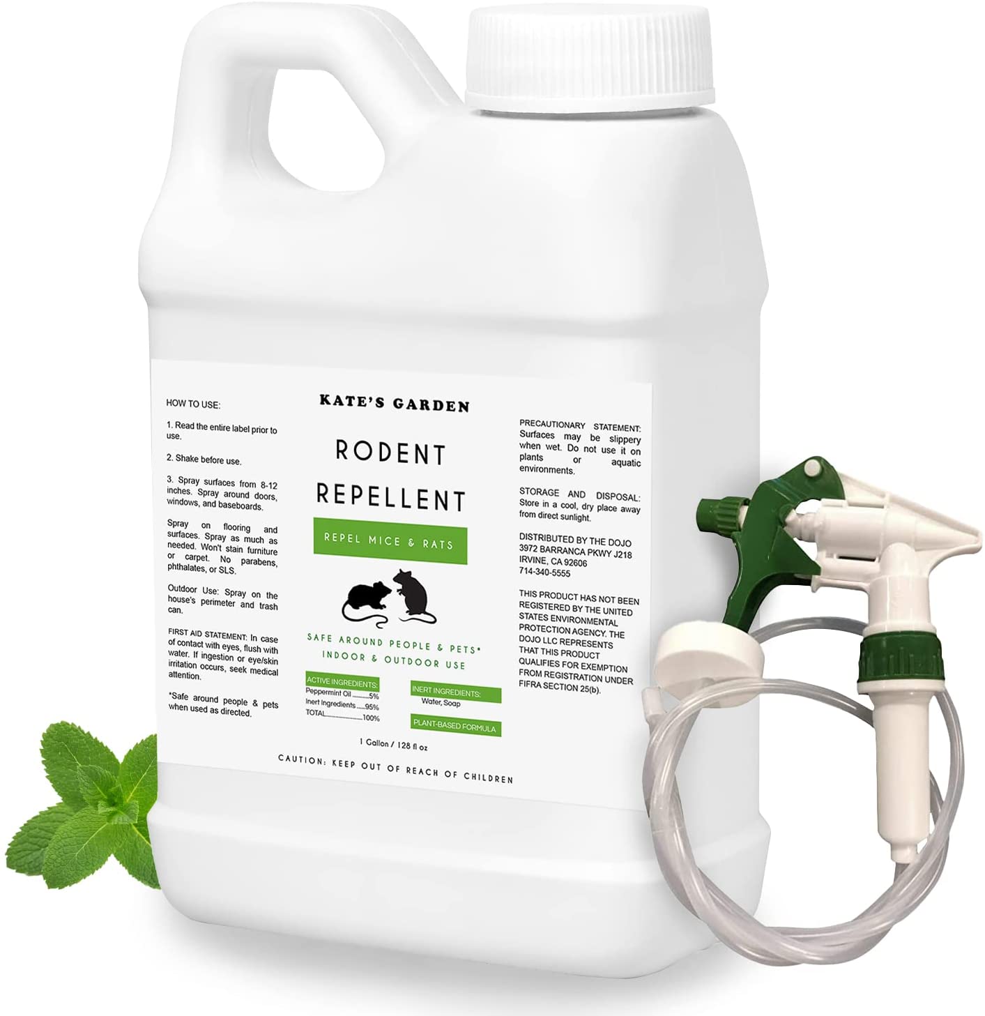 Rodent Repellent Spray with Peppermint Oil