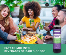 Load image into Gallery viewer, Lavender Syrup for Coffee and Cocktails (8oz) by Kate Naturals.