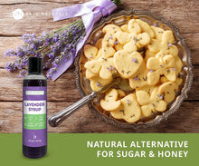 Load image into Gallery viewer, Lavender Syrup for Coffee and Cocktails (8oz) by Kate Naturals.