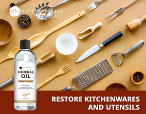 Mineral Oil for Cutting Board Oil (8oz) - Kate Naturals