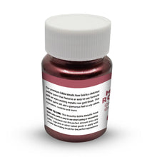 Load image into Gallery viewer, Edible Metallic Rose Gold Dust for Cake Decorating &amp; Cookies (0.5 fl oz) - Kate Naturals