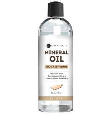 Mineral Oil for Cutting Board Oil (8oz) - Kate Naturals